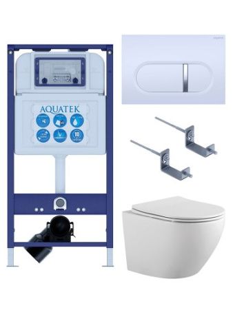 Инсталляция Aquatek с унитазом Aquatek Европа SET AQUATEK ЕВРОПА-042 4в1