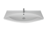 Тумба с раковиной Dreja Eco Laguna 105 99.0104 белый глянец