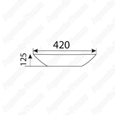 Раковина CeramaLux 503H012 66см накладная