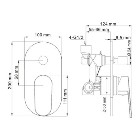 Смеситель WasserKRAFT Donau 5361