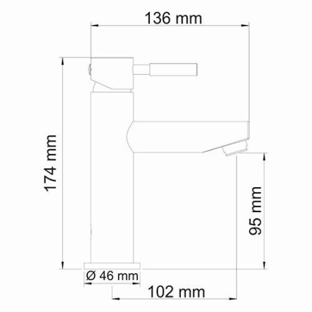 Смеситель WasserKRAFT Main 4104 для раковины