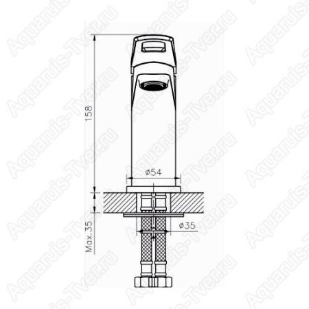 Смеситель для раковины Rush Socotra ST1235-11