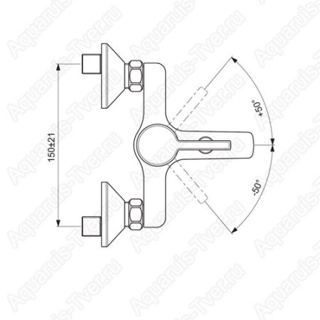 Смеситель Vidima Logik для ванны