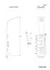 Душевая панель Cerutti Twin Bs CT9986