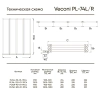 Шторка для ванны Veconi Palau PL-74BR 120см PL74BR-120-01-19C4