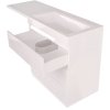 Тумба Style Line Даллас 150 (R) с раковиной Estet СС-00002305+СС-00002301