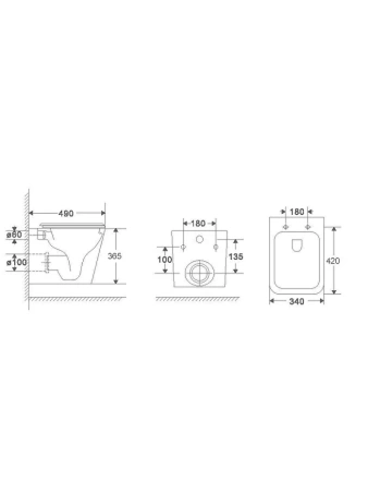 Унитаз подвесной WeltWasser Gelbach 043 GL-WT 10000011749
