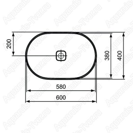 Раковина Ideal Standard Strada 2 60см без перелива накладная