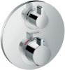 Смеситель Hansgrohe Ecostat S с запорным/переключающим вентелем 15758000