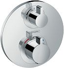 Смеситель Hansgrohe Ecostat S с запорным/переключающим вентелем 15758000