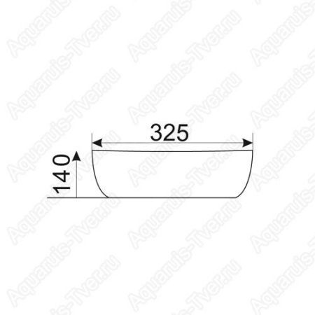 Раковина CeramaLux 46см D1333H021