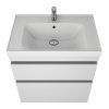 Тумба с раковиной Dreja Eco Grace Plus 70 99.0905 белый глянец