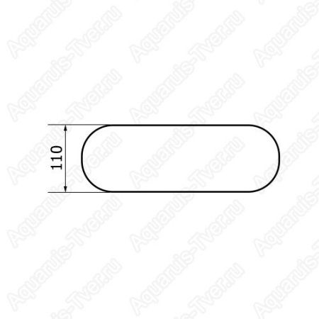 Раковина CeramaLux 46см 7031В