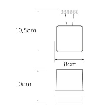 Стакан WasserKRAFT Mosel K-46628