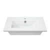 Раковина Sanita Luxe Quadro 61см WB.FN/Quadro/60-C/WHT.G/S1