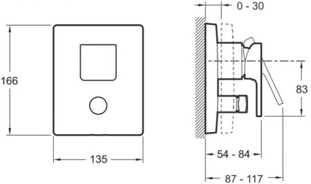 Смеситель Jacob Delafon Strayt E98633-CP