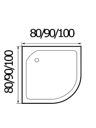 Душевая кабина River Nara Eco Б/К 80/24