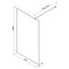 Душевая перегородка Am.Pm Func 120см W84WI-120-F1-MTE