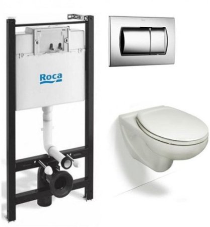 Инсталляция Roca Active WC с унитазом Roca Victoria