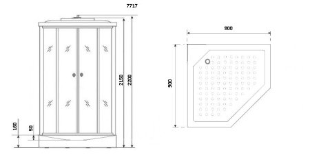 Душевая кабина Niagara NG-7717W