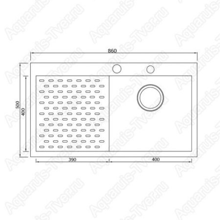 Мойка Seaman Eco Marino SMV-Z-860P (L) вентиль-автомат