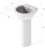 Раковина Sanita Luxe Art Luxe 48см WB.PD/Art/50-C/WHT.G/S1+PD.FS/Art/N/WHT.G/S1