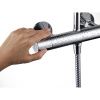 Душевая система Showerpipe 230 1jet с термостатом Hansgrohe Vernis Shape 26286000 хром