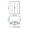 Душевой уголок WasserKRAFT Lippe 160х80 45S50