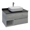 Тумба Comforty Прага-90 00-00014424CF со столешницей и раковиной Comforty T-Y9378