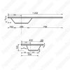 Тумба Style Line Жасмин 2 120 (L) с раковиной Estet ЛС-00000577+СС-00000367