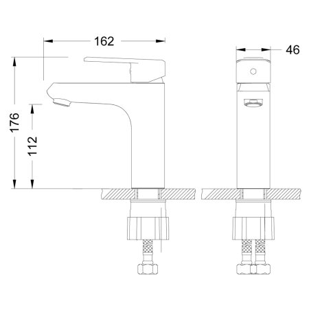 Смеситель Lemark Point LM0306C для раковины