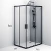 Душевой уголок Am.Pm Gem S Square Slide 120х90 W93G-404-120290-BT