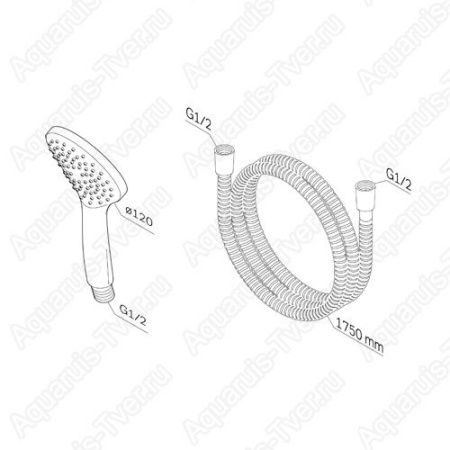 Смеситель для ванны Am.Pm X-Joy F85A15000