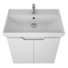 Тумба с раковиной Dreja Q Plus (D) 70 99.1005 белый глянец