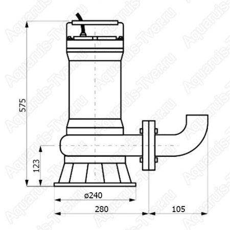 Фекальный насос Unipump Fekamax 35-13-3