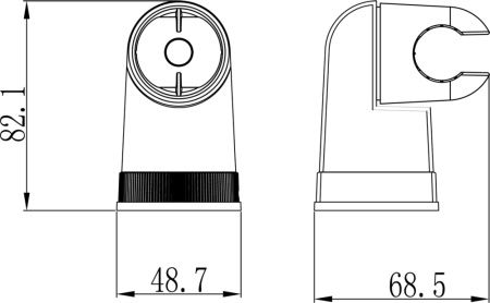 Держатель для душевой лейки Lemark LM8009C
