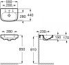 Раковина Roca Debba 55см 32799500Y