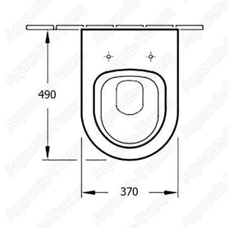 Унитаз подвесной Esbano Aster White ESUPASTEW без смывного обода с микролифтом