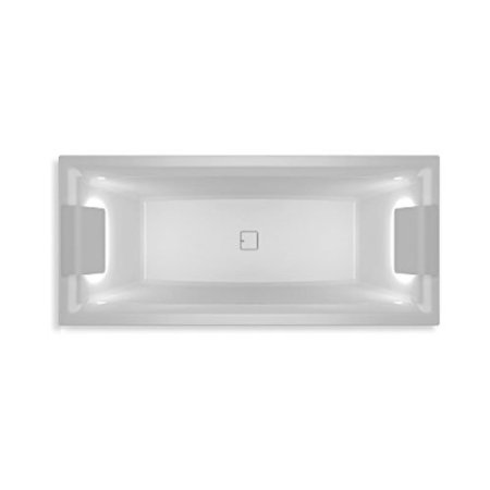 Акриловая ванна Riho Still Square 170x75 + светодиоды и 2 подголовника