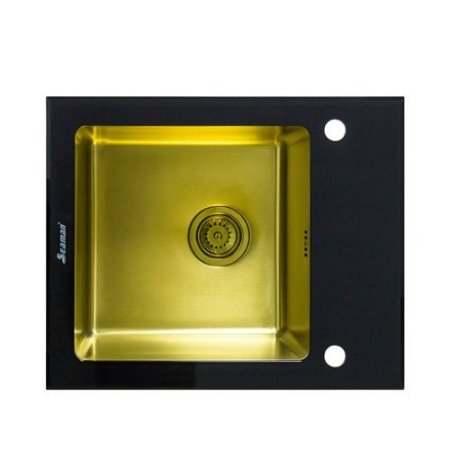 Мойка Seaman Eco Glass SMG-610B Gold (PVD) Мойка Seaman Eco Glass SMG-610B Gold (PVD)