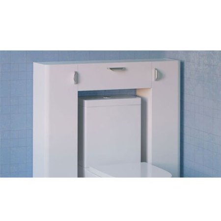 Тумба напольная Raval Space 87см белый глянец