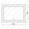Зеркало Silver Mirrors Livia 100x80 ФР-00002240