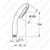 Ручная лейка Grohe Tempesta New d10см 27923001