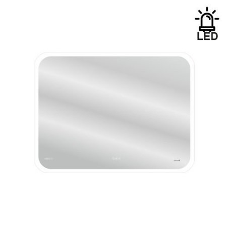 Зеркало Cersanit 100см с LED подсветкой, подогревом, часами, функцией звонка и Bluetooth KN-LU-LED070*100-p-Os