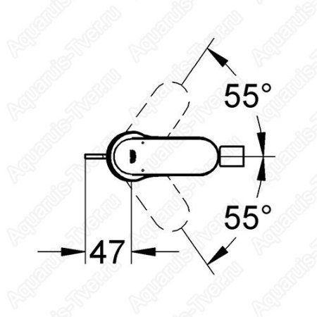 Смеситель Grohe Eurosmart Cosmopolitan для биде с донным клапаном 32839000