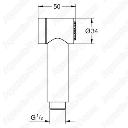Гигиеническая лейка Grohe Sena d3.4см 26328000