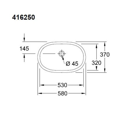 Раковина Villeroy & Boch O'Novo 53см 41625001