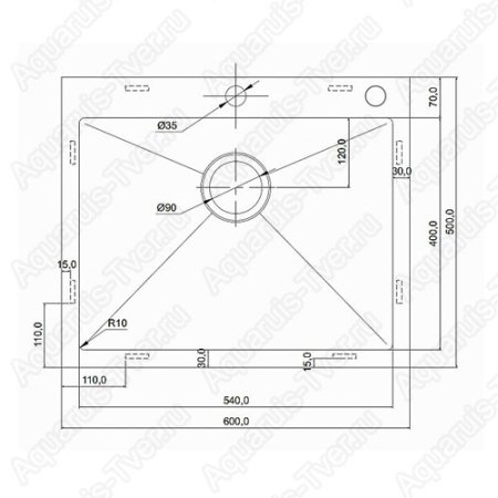 Мойка Seaman Eco Marino SMV-600 вентиль-автомат