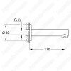 Излив Grohe Concetto для наполнения ванны 170мм