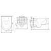 Унитаз подвесной Am.Pm Func FlashClean C8F1700MWSC